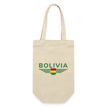 J’aime la Bolivie, T-shirt design de style élégance - Sac à bouteille - nature - Devant