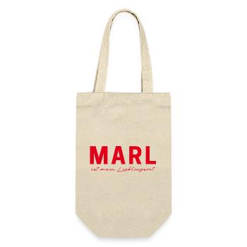 Marl Fan T-Shirt – Perfekt für echte Fans! - Geschenkbeutel für Flaschen - Natur - Vorne