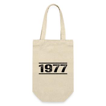 1977 Retro 1977 Birthday 1977 Vintage 1977 - Gift Bag for Bottles - nature - Front