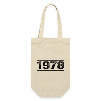 1978 Retro 1978 Birthday 1978 Vintage 1978 - Gift Bag for Bottles - nature - Front