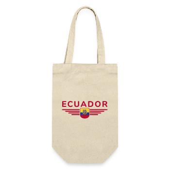 Ecuador Fans T-Shirt Design - Gift Bag for Bottles - nature - Front