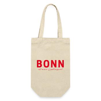 Bonn T-Shirt – Perfekt für Fans & Liebhaber - Geschenkbeutel für Flaschen - Natur - Vorne