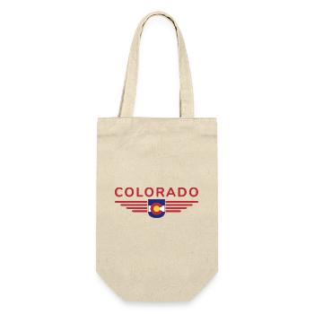 Colorado Fan T-Shirt – Mountains & Adventure - Gift Bag for Bottles - nature - Front