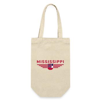 Mississippi Fan T-Shirt – Perfekt für Fans! - Geschenkbeutel für Flaschen - Natur - Vorne