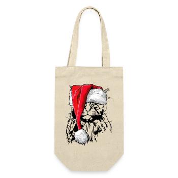 Père Noël Maine Coon Noël chat Wilsigns - Sac à bouteille - nature - Devant