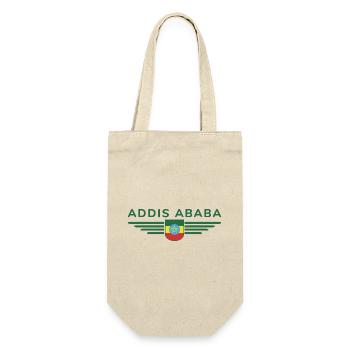 Addis Ababa T-Shirt – Capital City Style - Gift Bag for Bottles - nature - Front