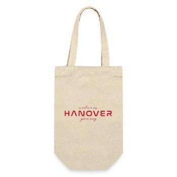 Hannover T-Shirt – Skyline - Geschenkbeutel für Flaschen - Natur - Vorne