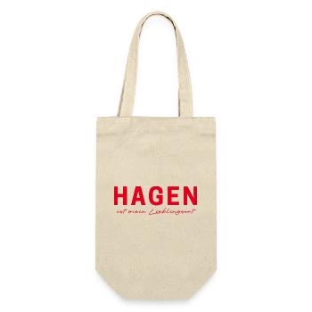 Hagen Fan T-Shirt – Perfect for every fan! - Gift Bag for Bottles - nature - Front