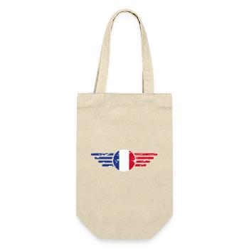 I Love France Elegance Style Design T-Shirt - Sac à bouteille - nature - Devant