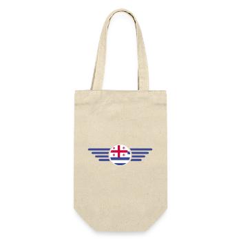 J’aime l’Adjara, T-shirt design de style élégance - Sac à bouteille - nature - Devant