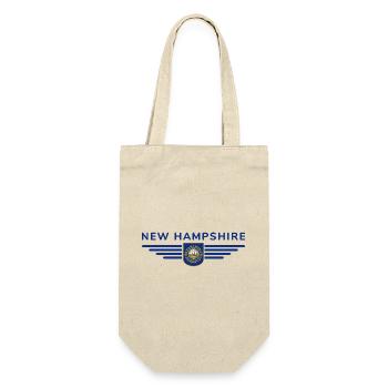 New Hampshire Fan T-Shirt – Must-have! - Geschenkbeutel für Flaschen - Natur - Vorne