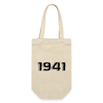 Vintage 1941 Born Birthday Retro 1941 - Gift Bag for Bottles - nature - Front