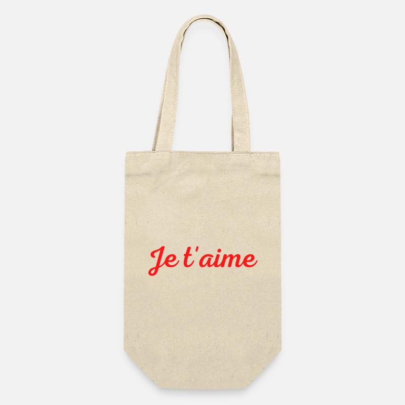Je t'aime - Sac à bouteille - nature