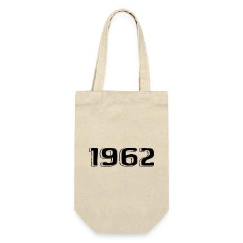 Vintage 1962 Né Anniversaire Rétro 1962 - Sac à bouteille - nature - Devant