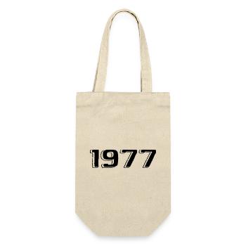 Vintage 1977 Naissance Anniversaire Rétro 1977 - Sac à bouteille - nature - Devant