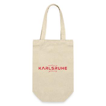 T-shirt Karlsruhe – parfait pour les fans et les amoureux - Sac à bouteille - nature - Devant
