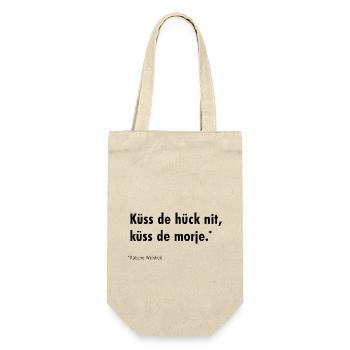 Küss de hück nit, küss de morje - Sac à bouteille - nature - Devant