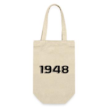 Vintage 1948 Born Birthday Retro 1948 - Gift Bag for Bottles - nature - Front