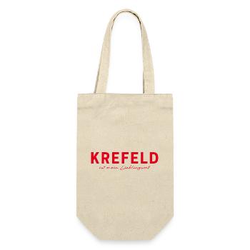 T-shirt Krefeld – Pour les vrais fans de Silk City - Sac à bouteille - nature - Devant