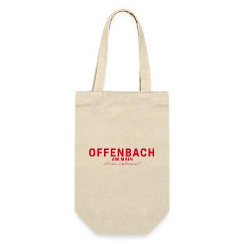 Offenbach T-Shirt – Für echte Fans - Geschenkbeutel für Flaschen - Natur - Vorne