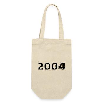 Vintage 2004 Born Birthday Retro 2004 - Gift Bag for Bottles - nature - Front