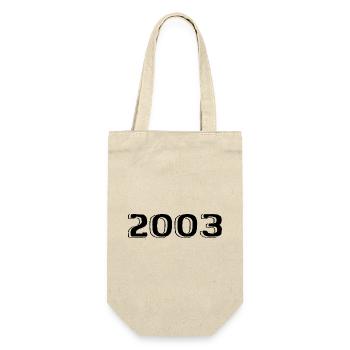 Vintage 2003 Né Anniversaire Rétro 2003 - Sac à bouteille - nature - Devant