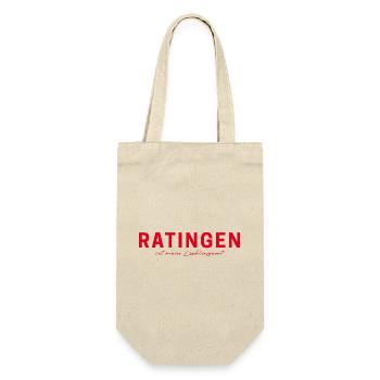 Ratingen Fan T-Shirt – Must-have für Fans! - Geschenkbeutel für Flaschen - Natur - Vorne