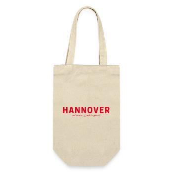 Hannover T-Shirt – für Fans & Liebhaber - Geschenkbeutel für Flaschen - Natur - Vorne