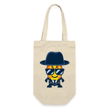 Gangster pineapple with sunglasses - Gift Bag for Bottles - nature - Front