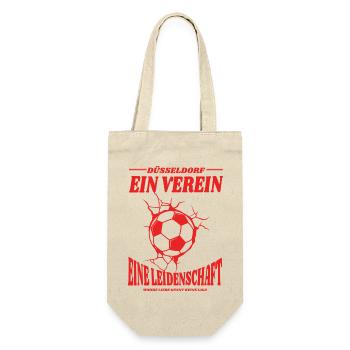 Düsseldorf Fußball Spruch Geschenk - Geschenkbeutel für Flaschen - Natur - Vorne