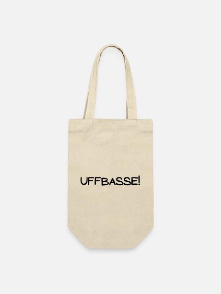 Uffbasse! - Geschenkbeutel für Flaschen - Natur