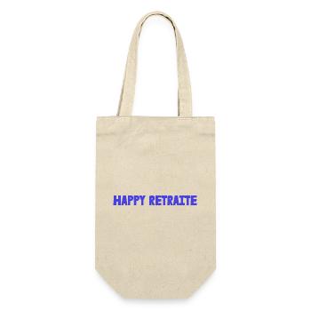 RETIREMENT. RETIREMENT. RETIRED. RETIREMENT - Gift Bag for Bottles - nature - Front