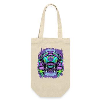 Green Turtle Animal Funny Sayings Funny Geek Fun - Gift Bag for Bottles - nature - Front