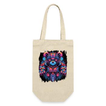 growler birthday koala grumbler funny giant panda - Geschenkbeutel für Flaschen - Natur - Vorne