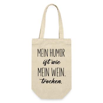 Humor Wine Dry Funny Humor - Gift Bag for Bottles - nature - Front