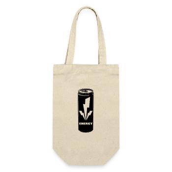 Energy Drink - Gift Bag for Bottles - nature - Front