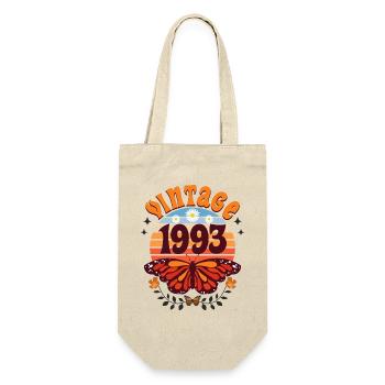 Rétro et Vintage 1993 Femme 30 Ans Anniversaire - Sac à bouteille - nature - Devant