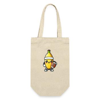 Banane de football - Sac à bouteille - nature - Devant