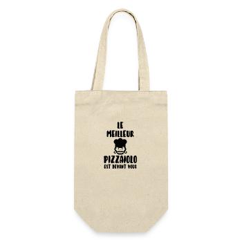 Le meilleur pizzaiolo - Sac à bouteille - nature - Devant