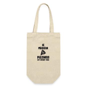 Le meilleur pizzaiolo - Sac à bouteille - nature - Devant