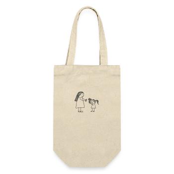 Mère et fille - Sac à bouteille - nature - Devant