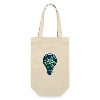Flower and bulb - Gift Bag for Bottles - nature - Front