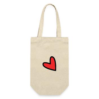 40. 40 YEARS. 40th ANNIVERSARY. 40 YEARS ANNIVERSARY. - Gift Bag for Bottles - nature - Front