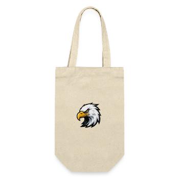 Eagle Head Cartoon Logo Style - Gift Bag for Bottles - nature - Front