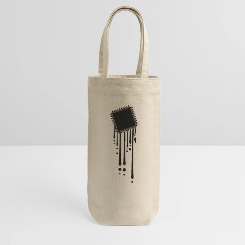 processor melt drops graffiti cpu computer Gift Bag for Bottles