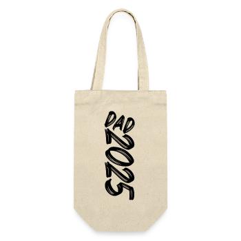 Dad 2025 - Gift Bag for Bottles - nature - Front