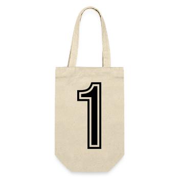 1 Symbole numérique - Sac à bouteille - nature - Devant