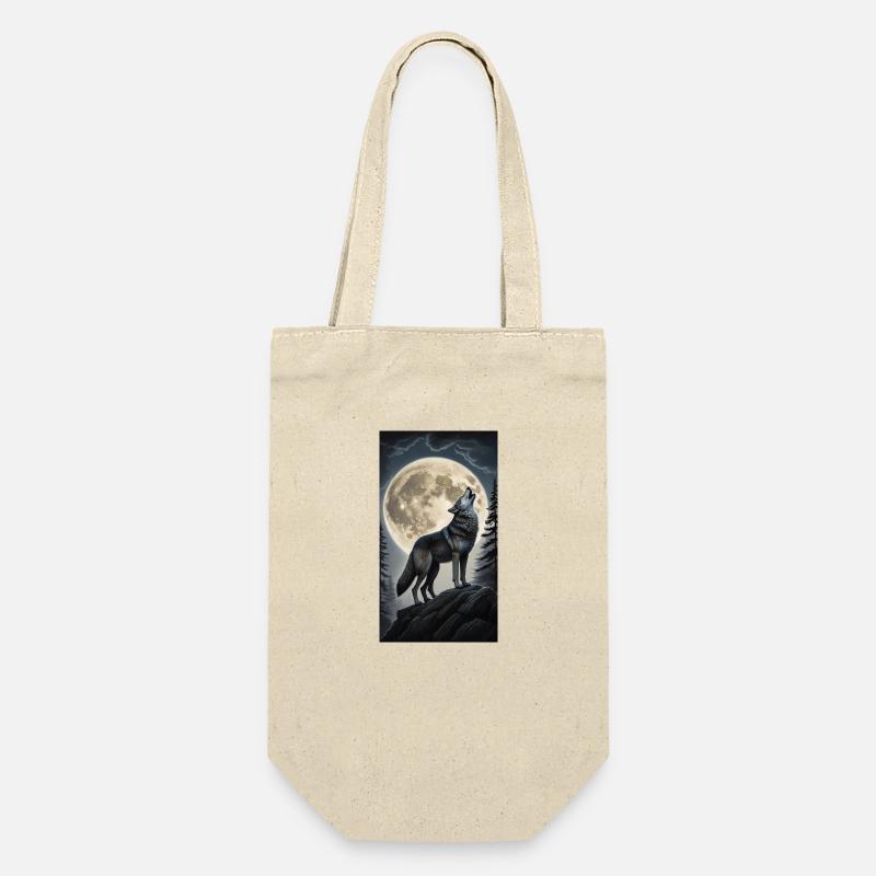 Wolf - Gift Bag for Bottles - nature