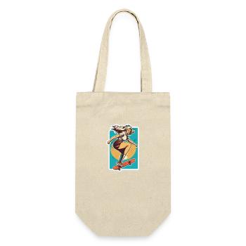 Skater Girl - Sac à bouteille - nature - Devant
