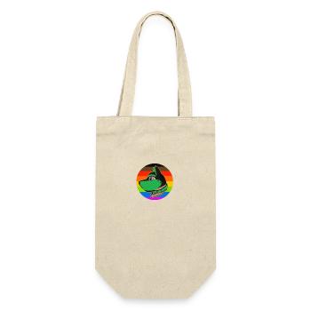 Puppy Hood Logo Green - Gift Bag for Bottles - nature - Front